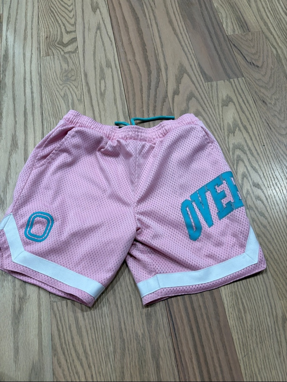 Overtime Pink Mesh Athletic Shorts